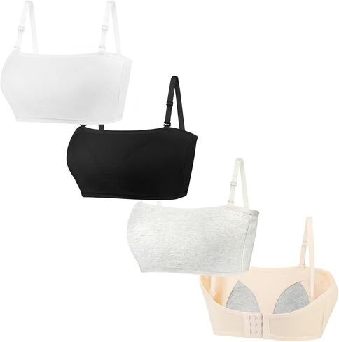 تدريب الفتيات صدرية كامي في سن المراهقة صدرية 10-12 12-14 14-16 Bralettes سلس مع حشو غير قابلة للإزالة in Kuwait