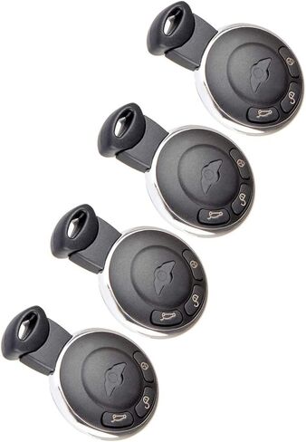 Flip Key Fob 3 Buttons Entry بدون مفتاح ملاءمة عن بُعد لعام 2007-2014 لـ BMW لـ Mini Cooper Ignition Transponder Key KR55WK49333 4PCS in Kuwait