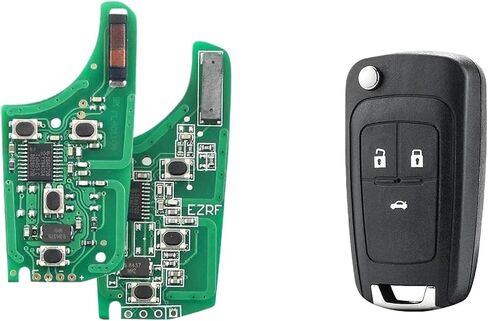 1PCS 315 433MHz KEY KEY Board Electronic Circuit Board for Chevy Fit for Opel Fit for Buick ID46 Chip (5BTN Board 433MHz) in Saudi Arabia