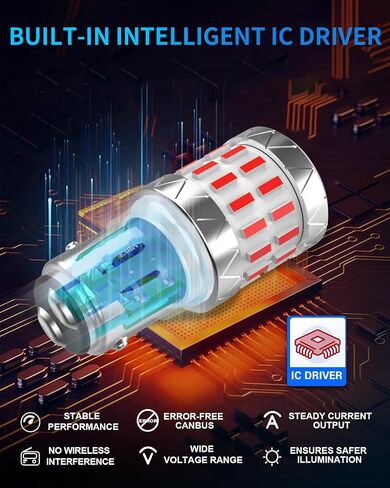 تمت ترقيته 1157 LED LED Red ، 2057 2357 7528 BAY15D LED LID PLUSTS for Backup Groend Signal Wlinker Tail Mork in Kuwait