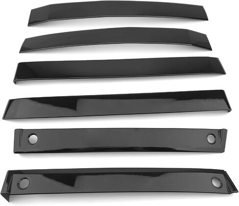 YOUTOOCAR 6PCS Rear Bumper Corner Trim Covers Compatible with Hyundai Santa Fe 2024-2025 Accessories (Glossy Black) in Saudi Arabia