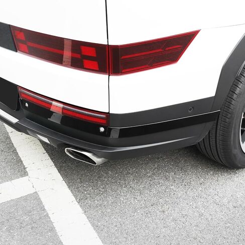 YOUTOOCAR 6PCS Rear Bumper Corner Trim Covers Compatible with Hyundai Santa Fe 2024-2025 Accessories (Glossy Black) in Saudi Arabia