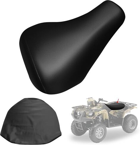استبدال غطاء المقعد للفترة 2002-2007 Suzuki Eiger LTA400 LTF400 400 LTA ، 401 ، استبدال غطاء المقعد الجلدي الثقيل ، الأسود in Kuwait