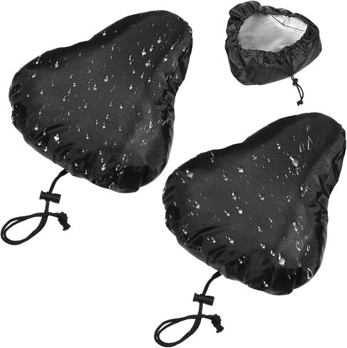 2 Pcs Bike Seat Cover Waterproof Sun Dust Bicycle Rain Protector Durable Washable Bike Seat Cushion Outdoor Protective Saddle Accessories for Women Men City Mountain in Saudi Arabia