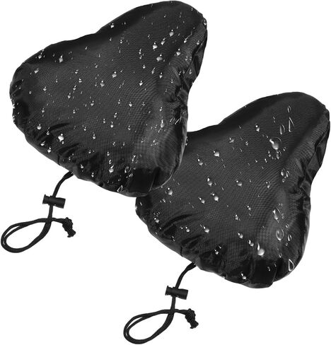 2 Pcs Bike Seat Cover Waterproof Sun Dust Bicycle Rain Protector Durable Washable Bike Seat Cushion Outdoor Protective Saddle Accessories for Women Men City Mountain in Saudi Arabia
