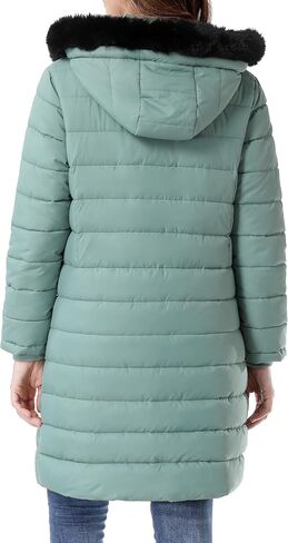 GOLDLADIES Women's Waterproof Long Down Jacket,Warm Winter Hooded Puffer Coat Thickened for Hiking Outdoor in Saudi Arabia