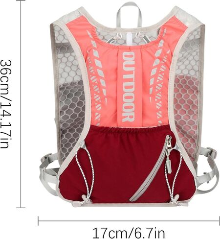 Running Vest,Running Bag for Phone - Reflective, Adjustable, Sports Gear for Gym Training Jogging Hiking Walking Night Cycling in Saudi Arabia