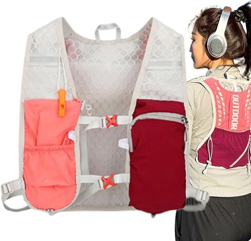 Running Vest,Running Bag for Phone - Reflective, Adjustable, Sports Gear for Gym Training Jogging Hiking Walking Night Cycling in Saudi Arabia