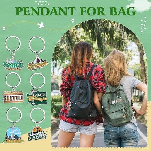24 PCS Seattle Keychains Bottle Bother Bulk Seattle Washington Travel Homeir in Saudi Arabia