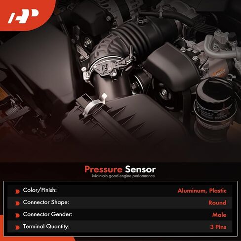 A-Premium Pressure Sensor Compatible with Nissan 350Z 2003-2009 Altima Armada 2005-2006 Frontier 2005-2009 Pathfinder Titan Xterra Infiniti QX56 in Saudi Arabia