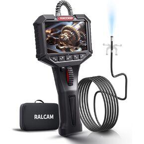 Ralcam Articulating Borescope, 2 Way Endoscope Camera with Light, 0.33in Inspection Camera, 8 Adjustable Led Lights, Oil Proof Snake Camera for Automotive Aircraft Mechanics 3.3FT Semi-Rigid Cable in Kuwait