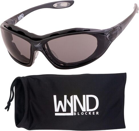 Wynd Blocker Kraken Motorcycle Riding Glasses Extreme Sports Wrappy Grey Eye Sunglasses (Model 336) in Kuwait