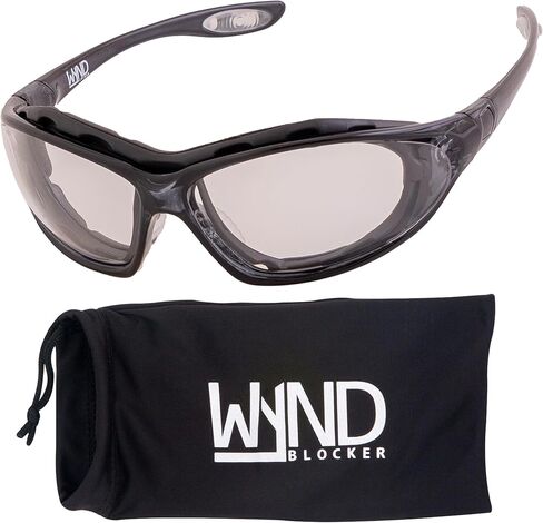 Wynd Blocker Kraken Motorcycle Riding Glasses Extreme Sports Wrappy Grey Eye Sunglasses (Model 336) in Kuwait