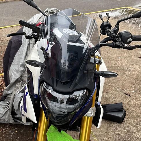 Motorcycle Windscreen Windshield Front Fairing Visor Flyscreen Compatible with B.M.W G310 R G 310R G 310 R Accessories 2016 2017 2018 2019 2020 2021 2022 2023(Smoke) in Saudi Arabia
