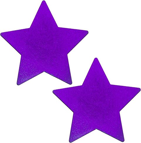 Sasswear Metallic Star Glitz Nips Facties ، أغطية كبيرة من الحلمة الصغيرة للهارة ، الملابس الداخلية للمهرجان ، مصنوعة في الولايات المتحدة الأمريكية in Kuwait