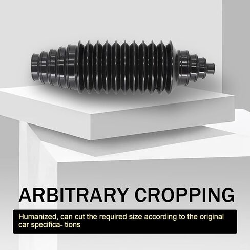 Downhill 2 PCS Rack و Pinion Boot Kit ، غطاء كرة قضبان ربطة عنق السيليكون ، رف ، مجموعة أدوات التمهيد التوجيه ، لمعظم السيارات والشاحنات وسيارات الدفع الرباعي (أسود) in Saudi Arabia