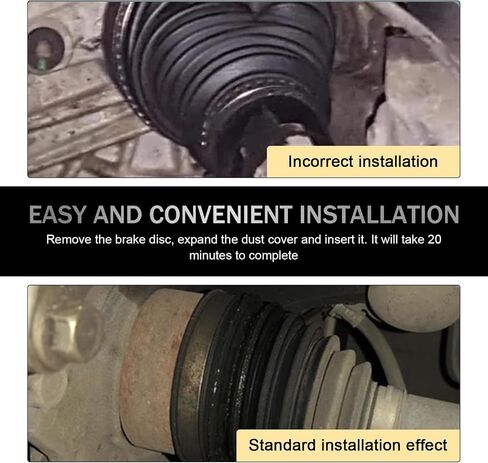 Downhill 2 PCS Rack و Pinion Boot Kit ، غطاء كرة قضبان ربطة عنق السيليكون ، رف ، مجموعة أدوات التمهيد التوجيه ، لمعظم السيارات والشاحنات وسيارات الدفع الرباعي (أسود) in Saudi Arabia