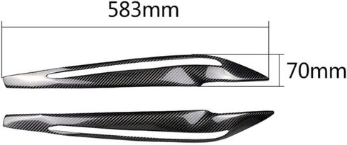 تغطي جفون المصباح الأمامي حواجب الأمامية الأمامية تزيين تزيين غطاء العين المتوافقة مع X5 F15 X6 F16 X5M F85 X6M F86 2014-2018 in Saudi Arabia