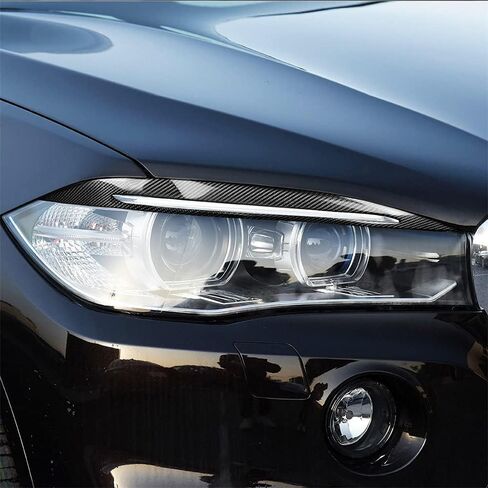 تغطي جفون المصباح الأمامي حواجب الأمامية الأمامية تزيين تزيين غطاء العين المتوافقة مع X5 F15 X6 F16 X5M F85 X6M F86 2014-2018 in Saudi Arabia