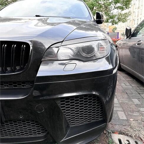 حاجب المصباح لسيارات BMW X6 E71 2008 2009 2010 2011 2012 2013 2014 Car Headlight Gounds Lids Car Heading Lamped Wovers Trim in Kuwait