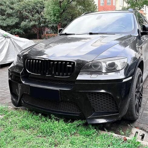 حاجب المصباح لسيارات BMW X6 E71 2008 2009 2010 2011 2012 2013 2014 Car Headlight Gounds Lids Car Heading Lamped Wovers Trim in Kuwait