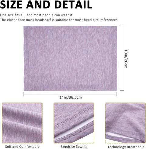 2 Pack Winter Neck Gaiter Warmer for Women Men Soft Fleece Neck Warmers Windproof Warm Face Cover Mask Scarf for Cold Weather in Kuwait