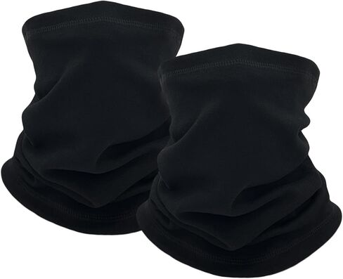 2 عبوة الشتاء عنق الشتاء دافئ للنساء الرجال ناعمة الصوف الدفء عن الريف مقاوم للرياح وشاح غطاء قناع الطقس البارد in Kuwait