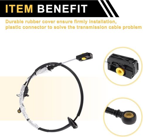كابل شيفتر ترس ناقل الحركة التلقائي لفورد F-150 2015 2015 2017 2018 2019 Auto Trans Gear Control Cable No.fl3z7e395d metal in Saudi Arabia