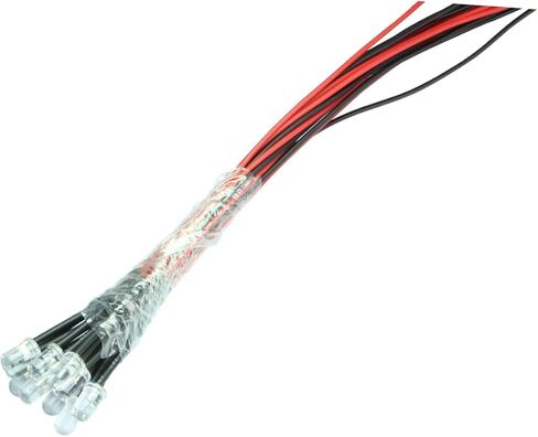 50pcs مرنة LED LED LID حبات سلك ألوان أنبوب خط القارب الصناعي in Saudi Arabia
