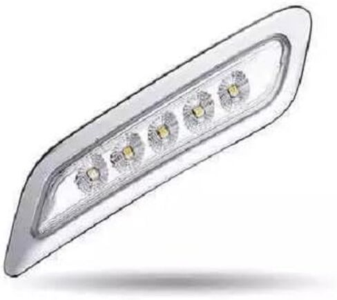 Crimp Supply TLED-P200CA PETERBILT 579/567/587 PASSENGER DOOR MARKER LIGHT- CLEAR AMBER LED in Saudi Arabia