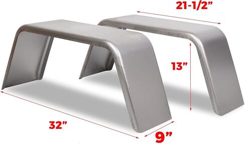 Hecasa Square Axel Trailer Boat Fenders تناسب عجلات 14 بوصة و 16 بوصة متوافقة مع مقطورة فائدة in Saudi Arabia