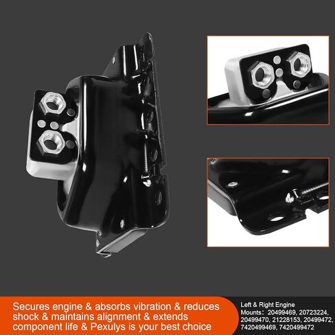 2Pcs Engine Motor Mount for Volvo D13 Engine Renault Trucks, Replace OE: 20499469, 20499470 in Saudi Arabia