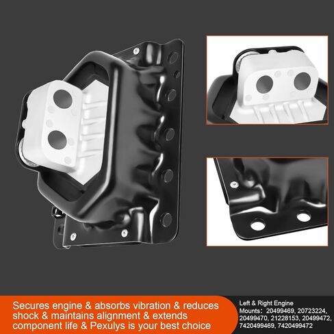 2Pcs Engine Motor Mount for Volvo D13 Engine Renault Trucks, Replace OE: 20499469, 20499470 in Saudi Arabia