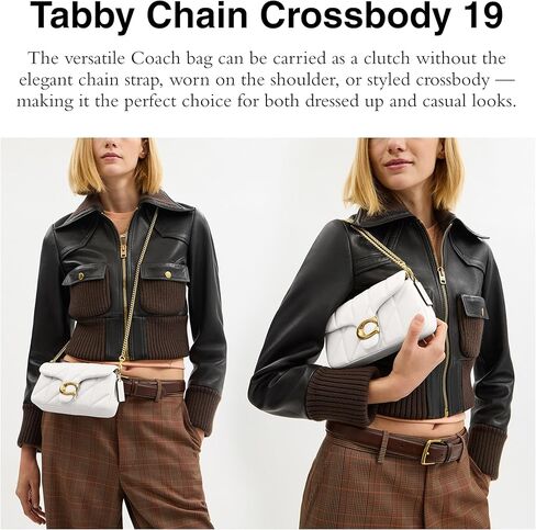Coach Tabby Chain Crossbody 19 in Saudi Arabia