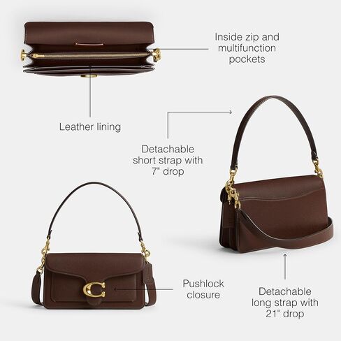 Coach Tabby Shoulder Bag 26, B4/Maple in Saudi Arabia