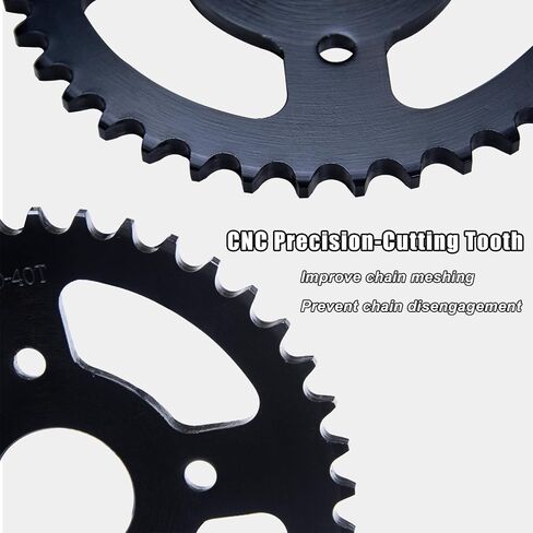 40T Sprocket for 40/41/420 Chain 40mm bore Mini Bike Rear Sprocket Replacement for Coleman BT200X CT200U CT200U-EX Go-Kart Baja Warrior TrailMaster Massimo MB165 MB200 in Kuwait