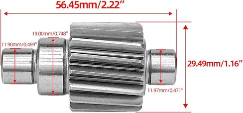 Secondary Transmission Gear High Performance GY6 49cc 50cc 80cc 100cc Racing Final Drive Gear Set fit for 139QMB 139QMA 147QMD Engine Scooter Moped ATV Go Kart (17-49T) in Kuwait