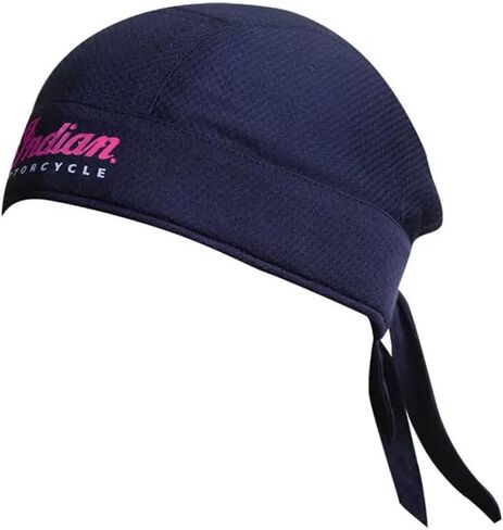 Indian Motorcycle Head Wrap with Reflective Logo, Black - One Size in Saudi Arabia