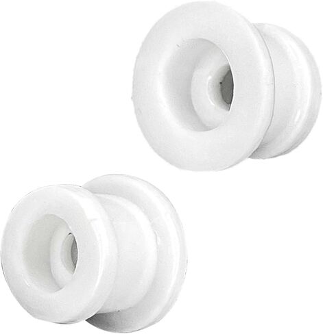 2pcs تحول الكبلات الكابلات الكابلات البث بيربية مجموعة العتاد ترس النقل الرابط DG9Z-7K340-A رافعة إصلاح مجموعة إصلاح Ford Edge Explorer Endura Escape Hybrid Focus MK (White) in Kuwait
