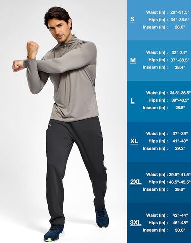G Gradual Men's Sweatpants with Pockets Lightweight Workout Athletic Track Pants Stretch Gym Running Jogging Joggers for Men in Saudi Arabia