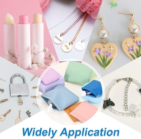 محفظة عملة Uxcell 2PCS للنساء ، حقيبة منظمة صغيرة منظمة ، حقيبة مكياج تخزين صغيرة محمولة للمحفظة ، الأرجواني (5 "x5") in Saudi Arabia