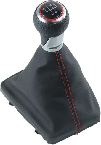 Car Gear Lever Decoration Gear Shift Knob Lever Shiter Gaiter Boot Cover Case Fit for Audi A3 S3 8P S-line 2003-2012 Cars Styling Accessories Lever Stick Pen(Matte R12345) in Saudi Arabia