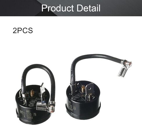 Othmro 2pcs Portable Compressor Thermal Overload Protector 2HP 1500W Round Freezer Thermal Overload Protection Replacement Part for Mini Refrigerator Wine Center and Beverage Cooler in Saudi Arabia