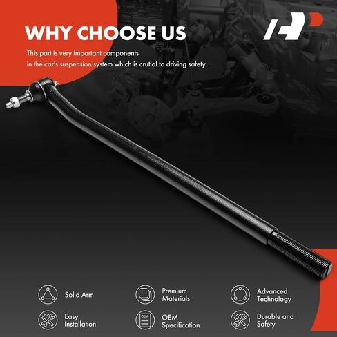 A-Premium Passenger at Connecting Rod Steering Drag Link, Compatible with Ram 2500 3500 2011-2013 & Dodge Ram 1500 2008, Ram 2500 3500 2003-2010 in Saudi Arabia