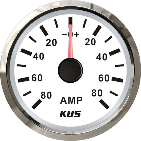 KUS CMAR-WS ، ± 80A ، مقياس مقياس مع وحدة التحويل الحالية ± 100A ، 12V / 24V ، 2 "(52 مم) مع الإضاءة الخلفية in Saudi Arabia