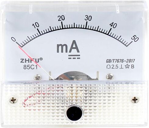 مقياس اللوحة الحالي التناظرية DC 0-30MA 85C1 مؤشر AMP AMMETER 2.5 دقة لقياس الدائرة التلقائية مقياس اختبار أمبير in Kuwait