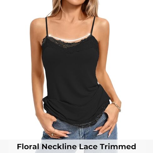 تونيك نسائي بدون أكمام بحزام سباغيتي قابل للتعديل من Kate Kasin، 3 قطع in Kuwait