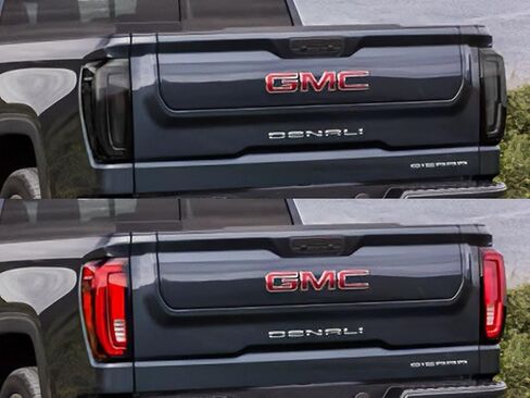 Rvinyl Tail Light Tint Covers Compatible with GMC Sierra 2019-2025 - Blackout Smoke in Saudi Arabia