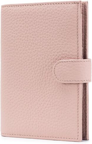 Passport Wallet for Women – RFID Blocking Passport Holder for Travel Women with Card Slots, Coin Pocket & SIM Slot – Slim Genuine Leather Travel Organizer – Lemon Yellow in Saudi Arabia