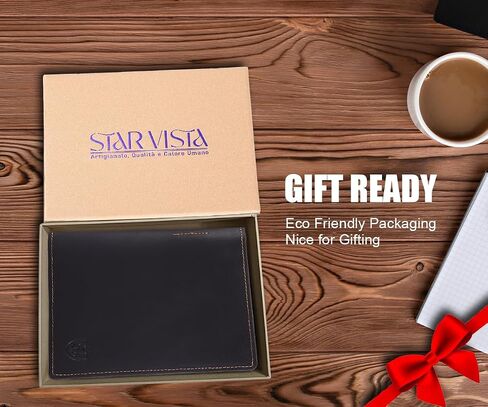 STAR VISTA Phoenix Leather Passport Holder, Calfskin Leather Travel Wallet - RFID Blocking, ID Window, Zipper Pocket, Pen & Notebook Included, AirTag Holder, Pale Pink in Saudi Arabia